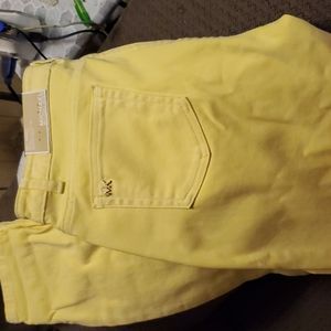 Michael Kors Jeans,  size 8,  Izzy skinny,  yellow
